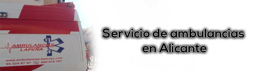 Servicio de ambulancias en Alicante