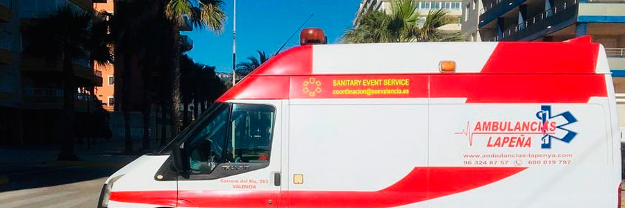 Ambulancias para cobertura médica en Valencia