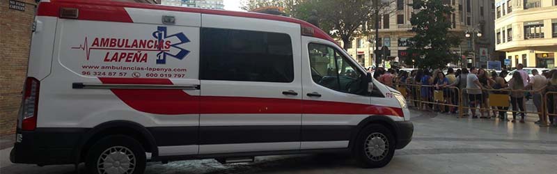 Ambulancias para eventos culturales Valencia