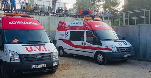 Ambulancias para eventos deportivos en Valencia