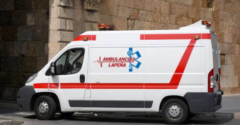 Ambulancia UVI en Castellón