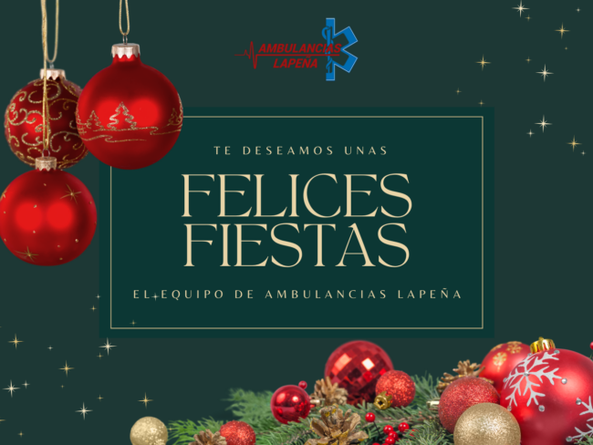 Ambulancias Lapeña te desea Feliz Navidad